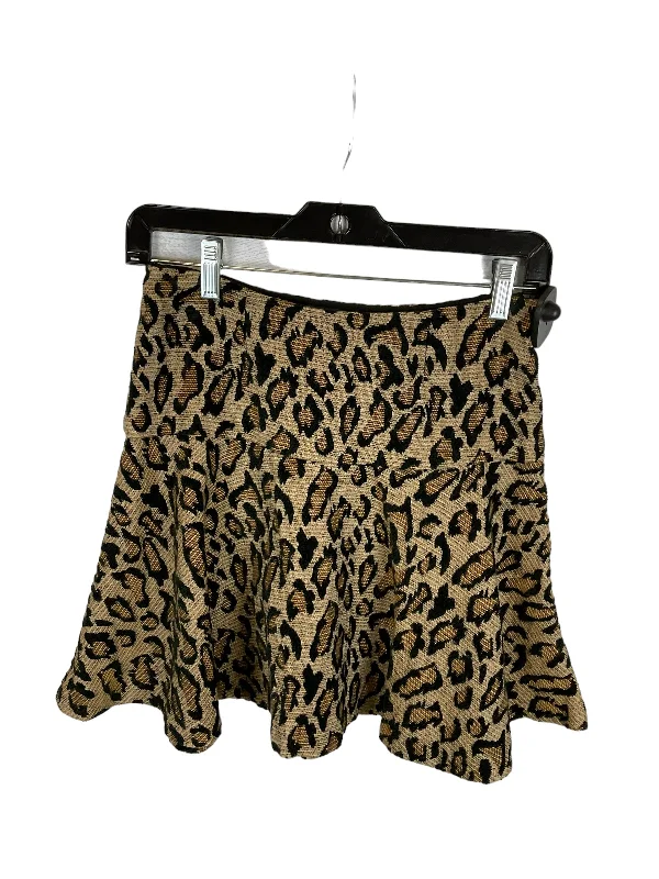 Animal Print Skirt Mini & Short Free People, Size 2