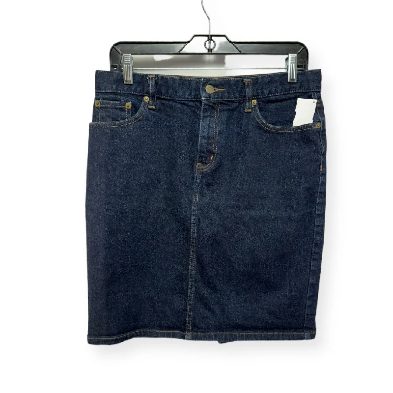 Blue Denim Skirt Mini & Short Ralph Lauren, Size 8petite