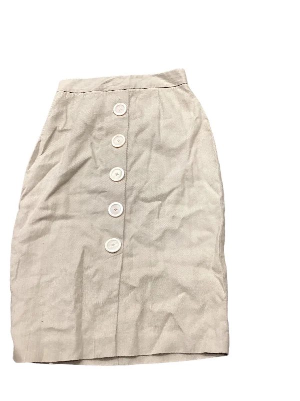 Brown Skirt Midi Elie Tahari, Size 6