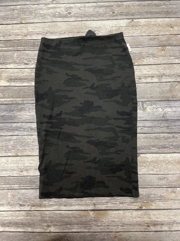 Camouflage Print Skirt Midi Sanctuary, Size S