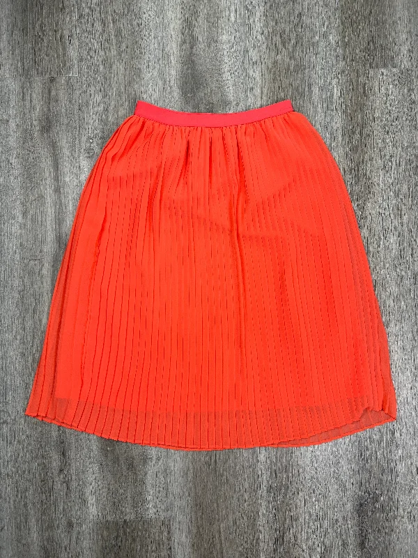 Orange Skirt Midi A New Day, Size Xs