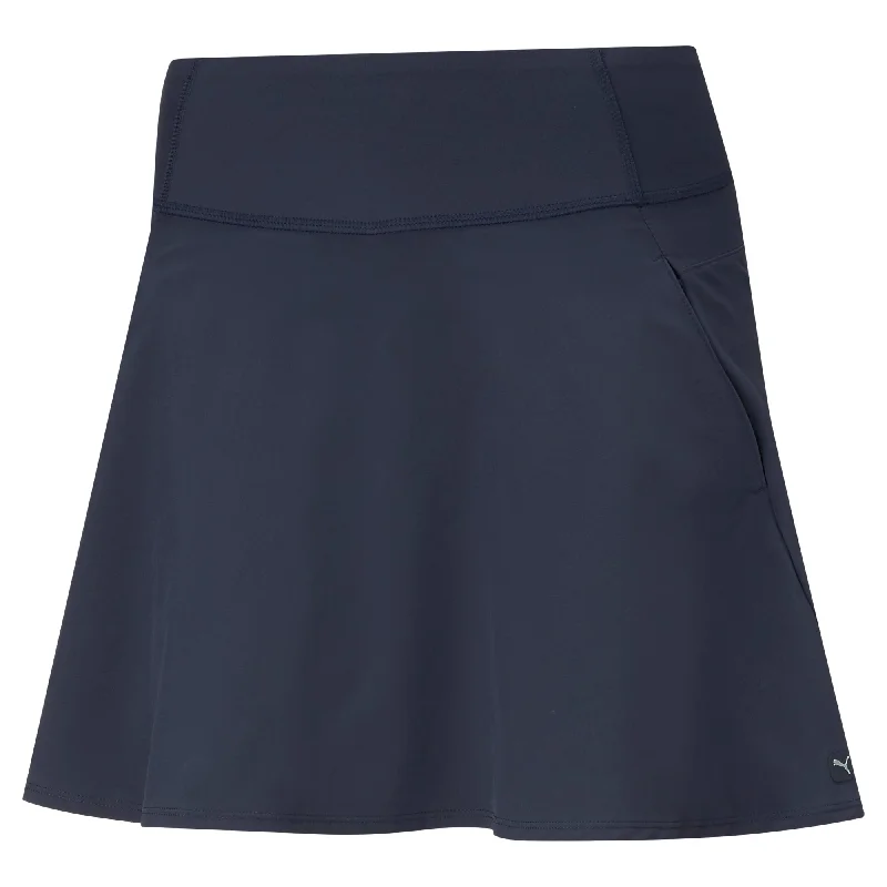 Women's PWRSHAPE Solid Woven Golf Skirt | Navy Blazer