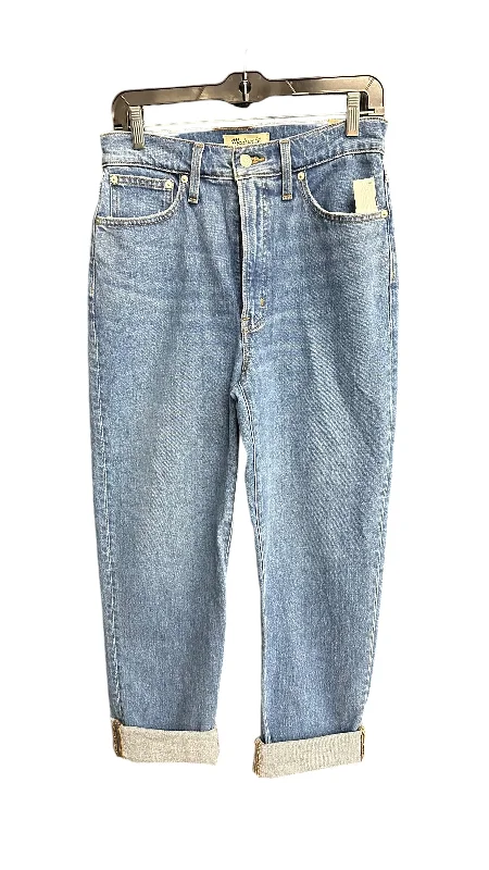 Jeans Boot Cut By Madewell In Blue Denim, Size: 4l