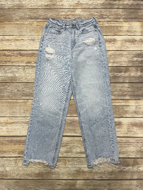 Jeans Boyfriend By American Eagle In Blue Denim, Size: 6