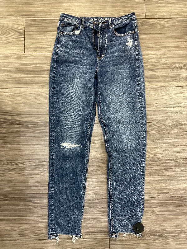 Jeans Boyfriend By American Eagle In Blue, Size: 8