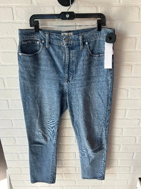 Jeans Boyfriend By Madewell In Blue Denim, Size: 12