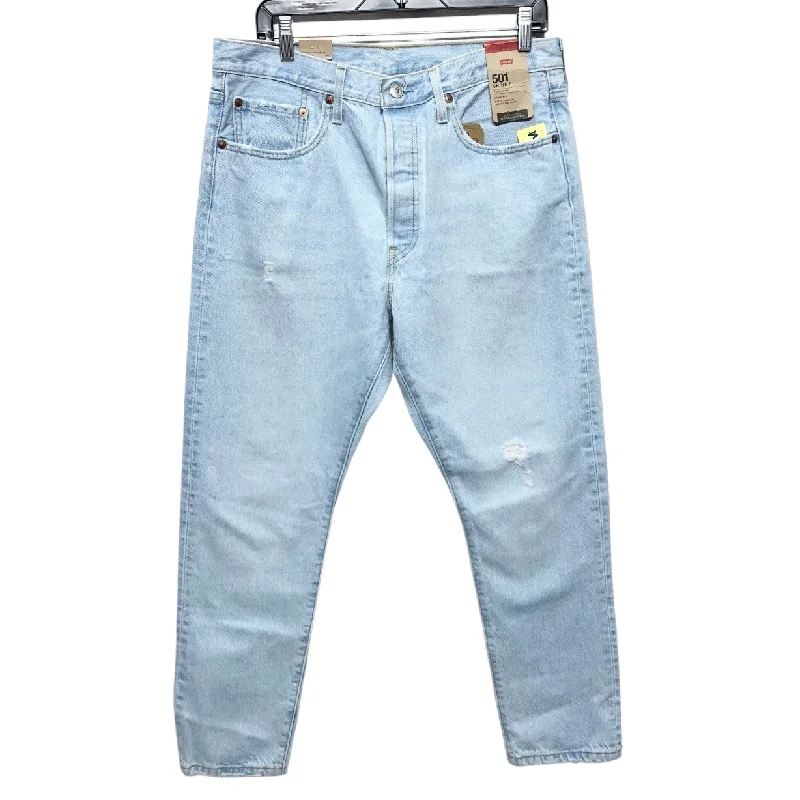 Jeans Skinny By Levis In Blue Denim, Size: 12