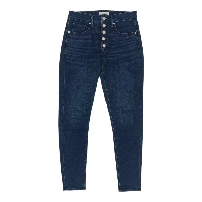 Jeans Skinny By Loft In Blue Denim, Size:6