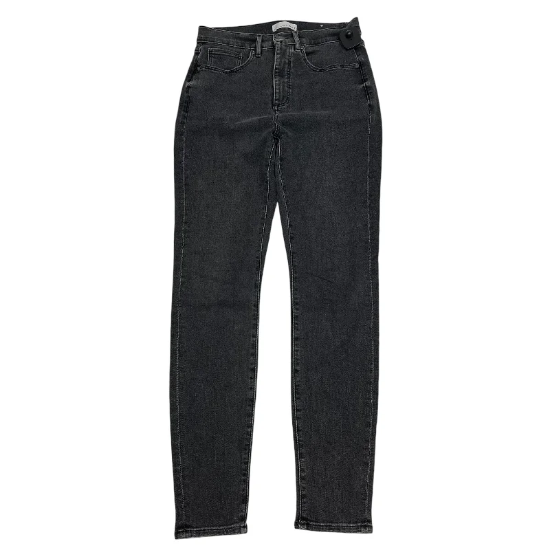 Jeans Skinny By Loft In Grey Denim, Size: 6