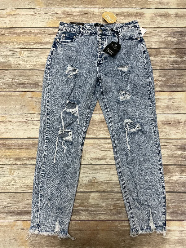 Jeans Straight By Cme In Blue Denim, Size: 10