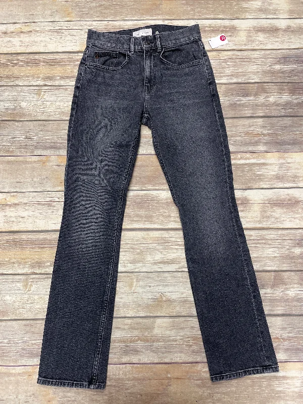 Jeans Straight By Lafayette 148 In Blue Denim, Size: 0