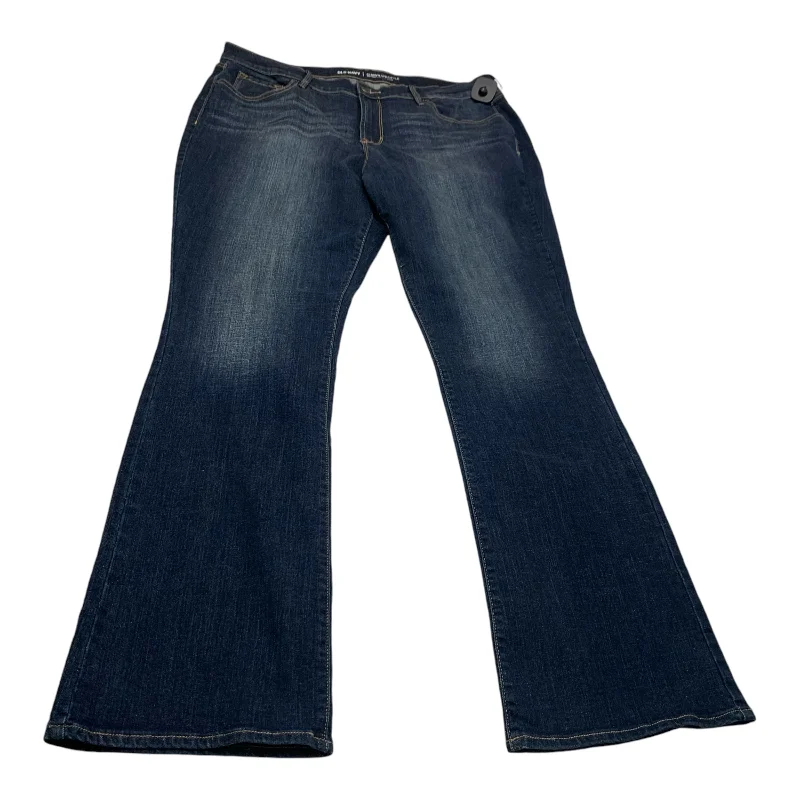 Jeans Straight By Old Navy In Blue Denim, Size: 16