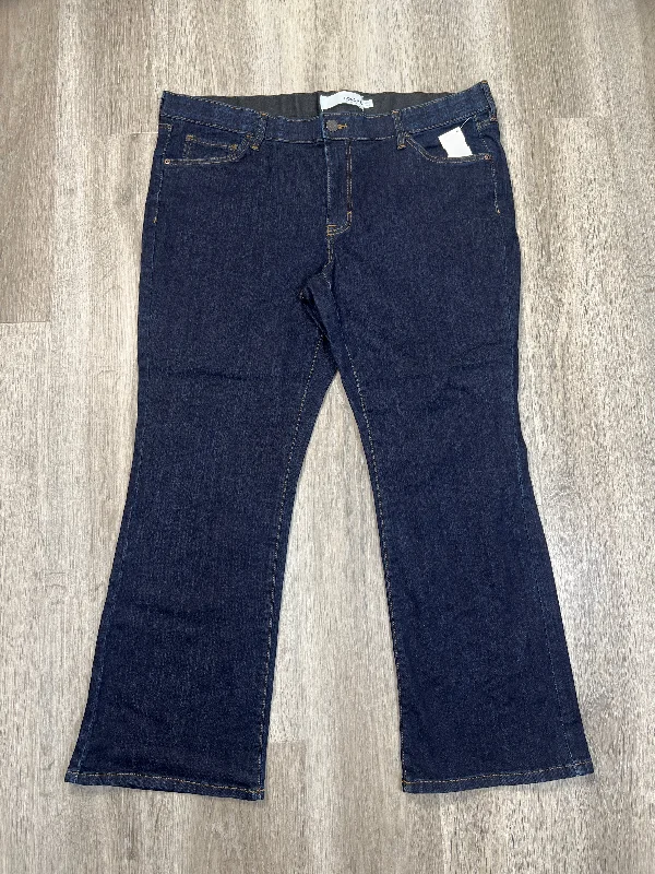 Jeans Straight By Sonoma In Blue Denim, Size: 18