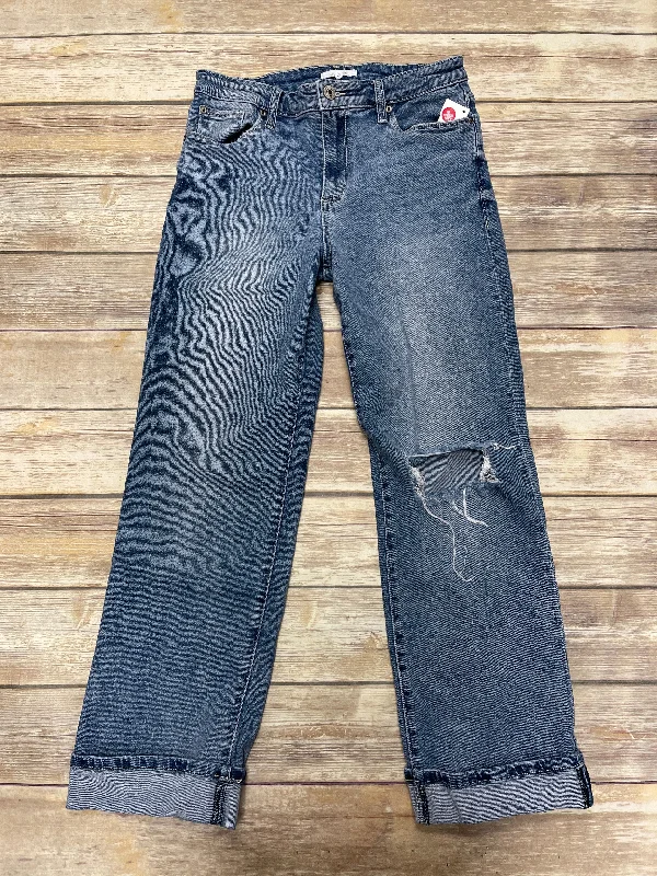 Jeans Straight By Sts Blue In Blue Denim, Size: 8