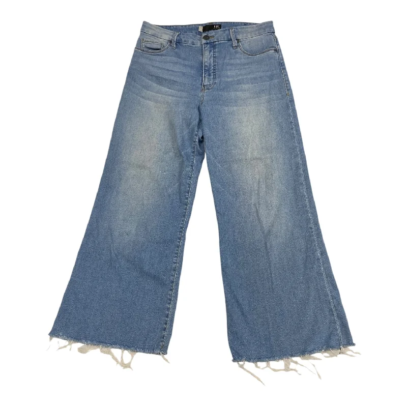 Jeans Wide Leg By Kut In Blue Denim, Size: 10