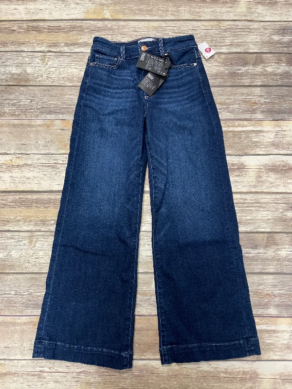 Jeans Wide Leg By Paige In Blue Denim, Size: 2