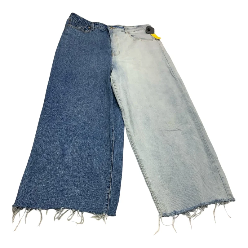 Jeans Wide Leg By Wild Fable In Blue Denim, Size: 16