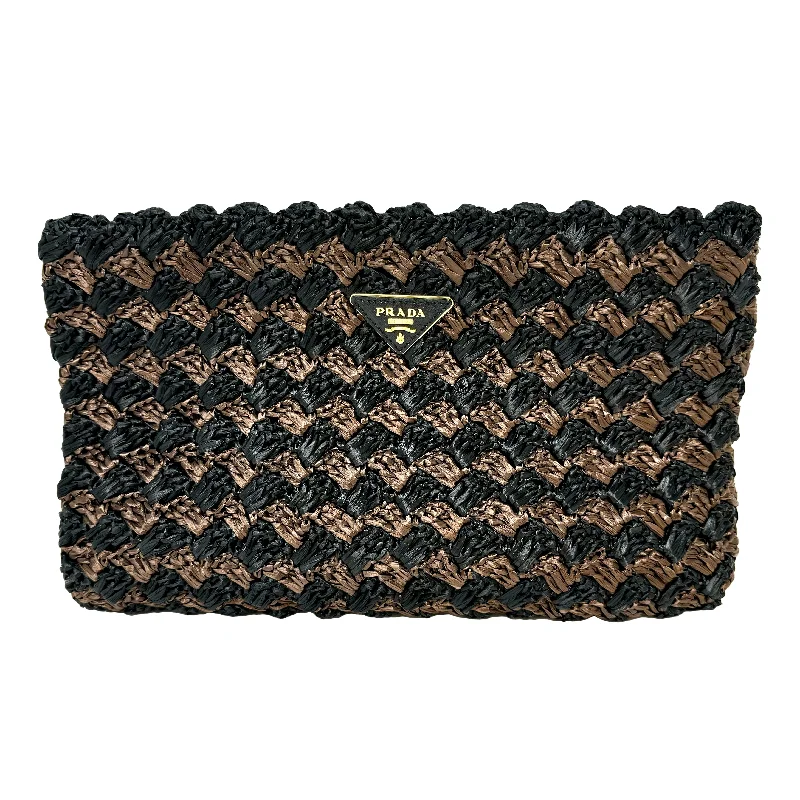 Prada Rafia Clutch