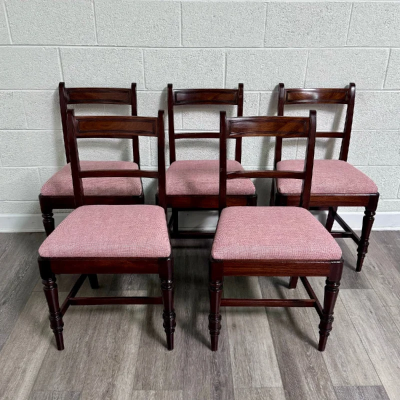 Set Of 5 Dining Chairs