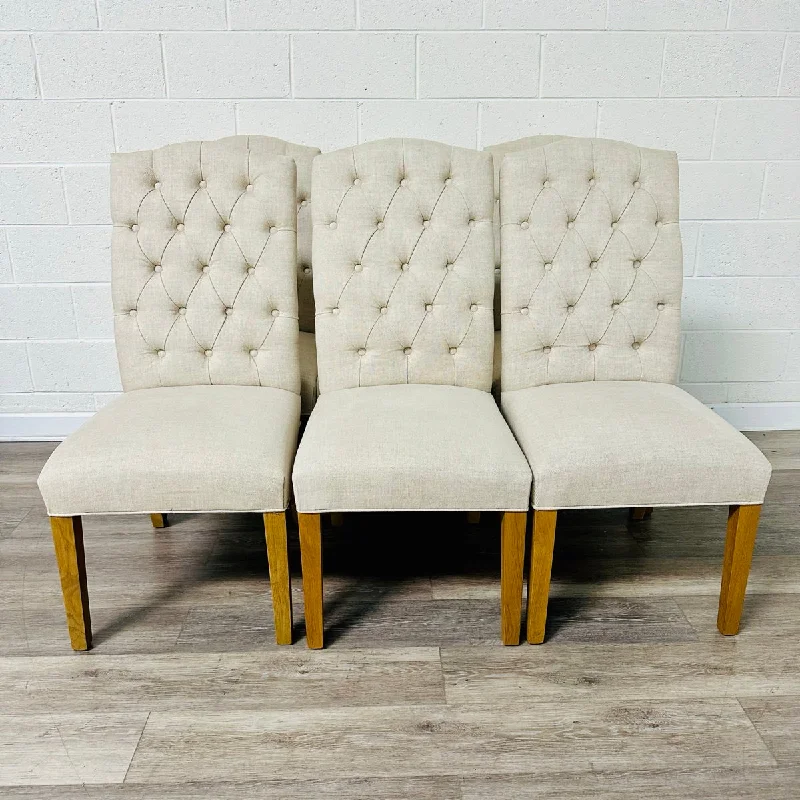 Set Of 6 Restoration Hardware Dining Chairs