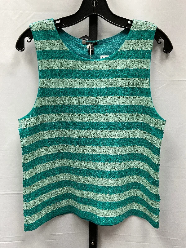 Blue Top Sleeveless J. Crew, Size M