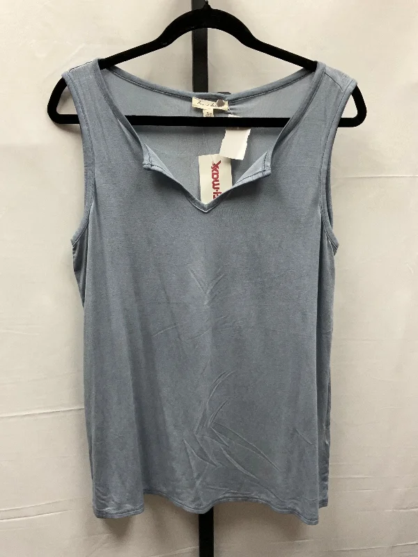 Blue Top Sleeveless Jane And Delancey, Size M