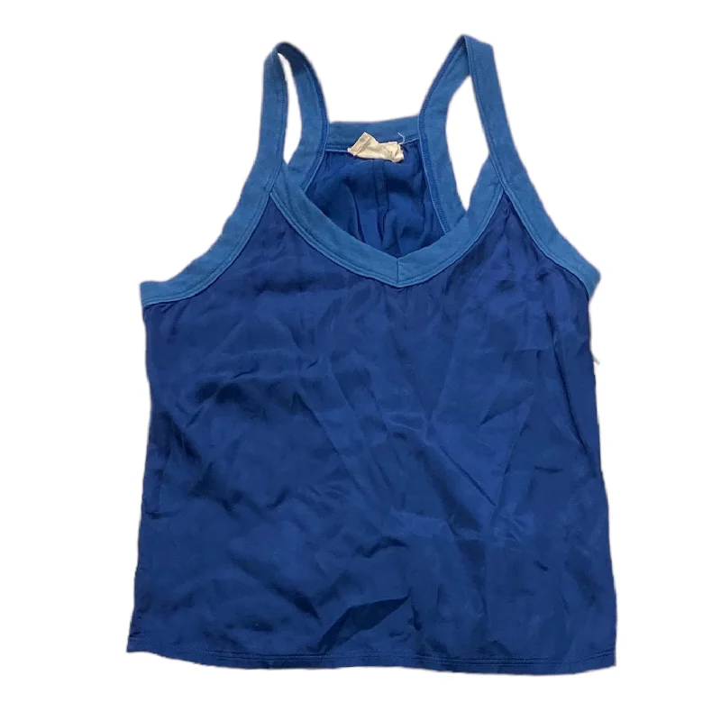 Blue Top Sleeveless Nation, Size S