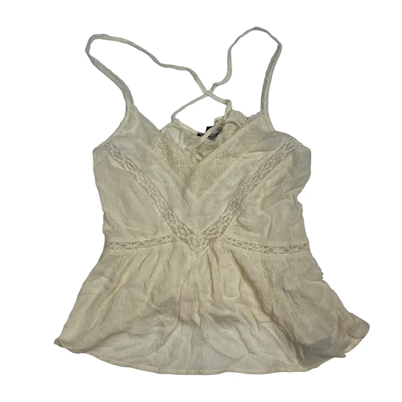 Cream Top Sleeveless American Eagle, Size M