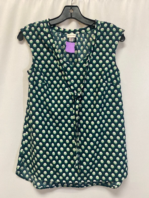 Green Top Sleeveless Merona, Size Xs