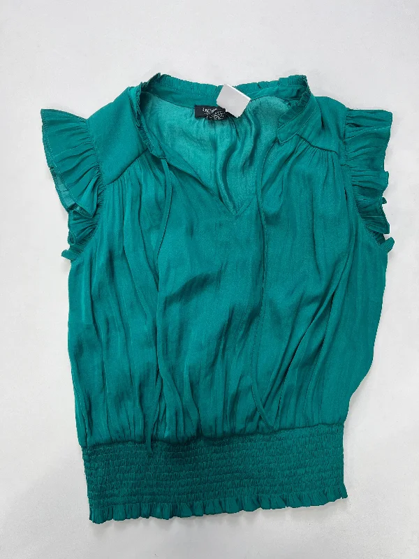 Green Top Sleeveless Rachel Zoe, Size M