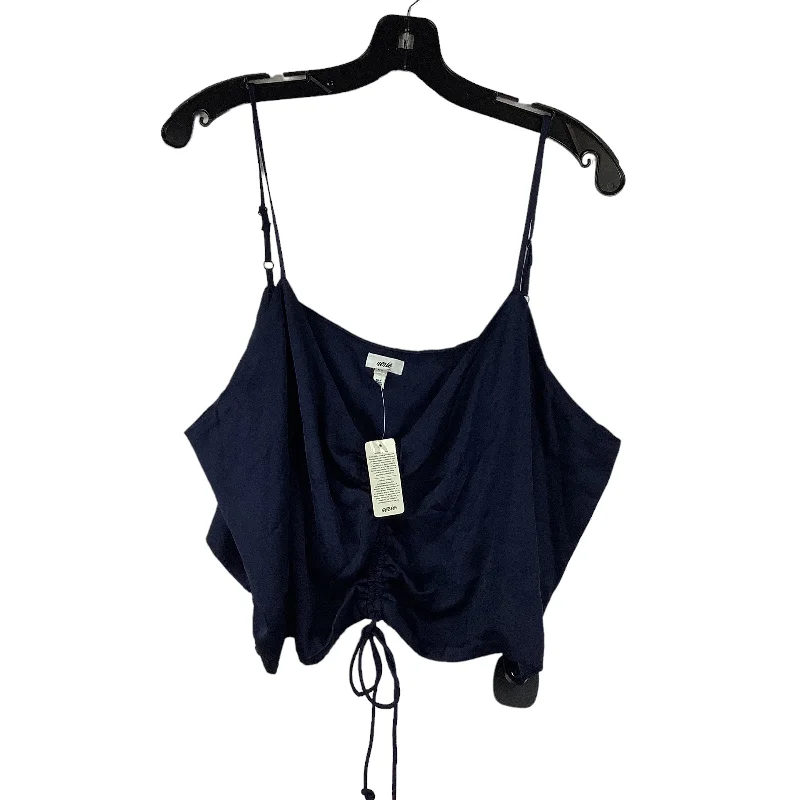 Navy Top Sleeveless Aerie, Size Xxl