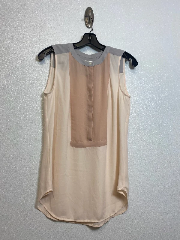 Pink Top Sleeveless Loft O, Size S