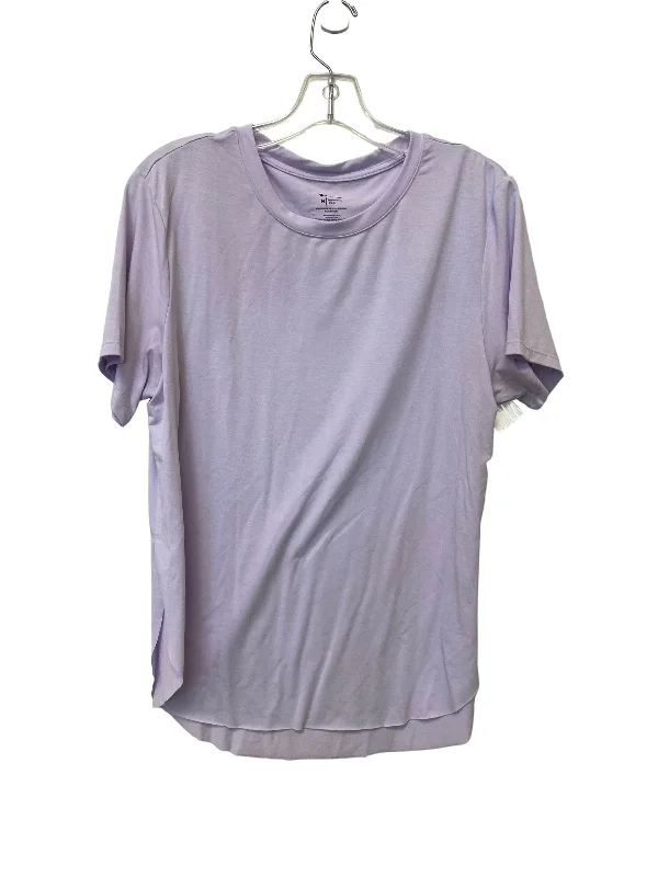 Purple Top Sleeveless Basic Members Mark, Size M