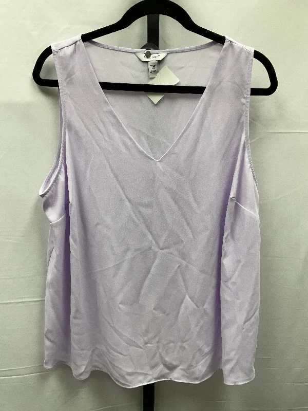 Purple Top Sleeveless Nine West, Size Xl