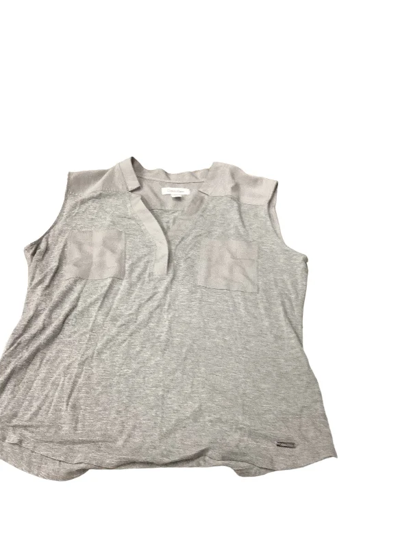 Top Sleeveless By Calvin Klein  Size: M