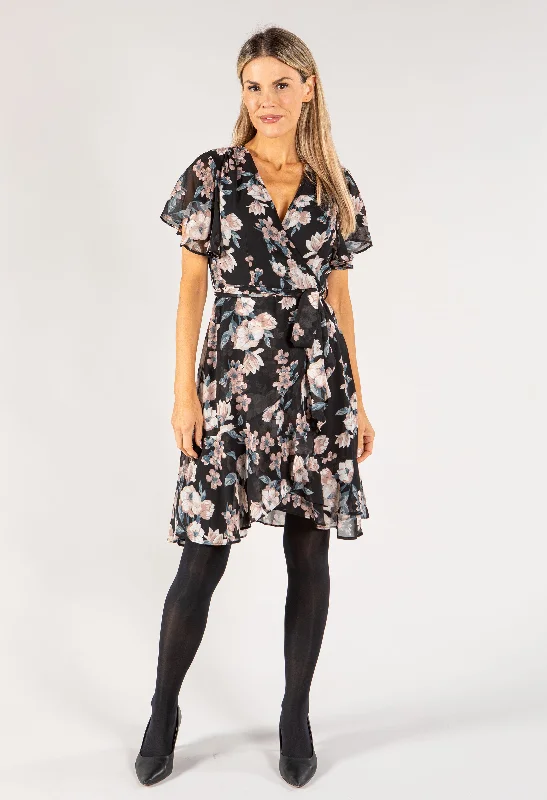 Floral Wrap Dress