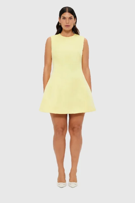 Leo Lin Chloe Sleeveless Mini Dress - Sorbet Yellow