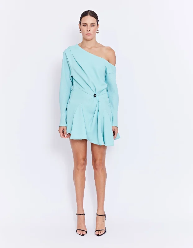 LUCIA MINI DRESS | SEAFOAM