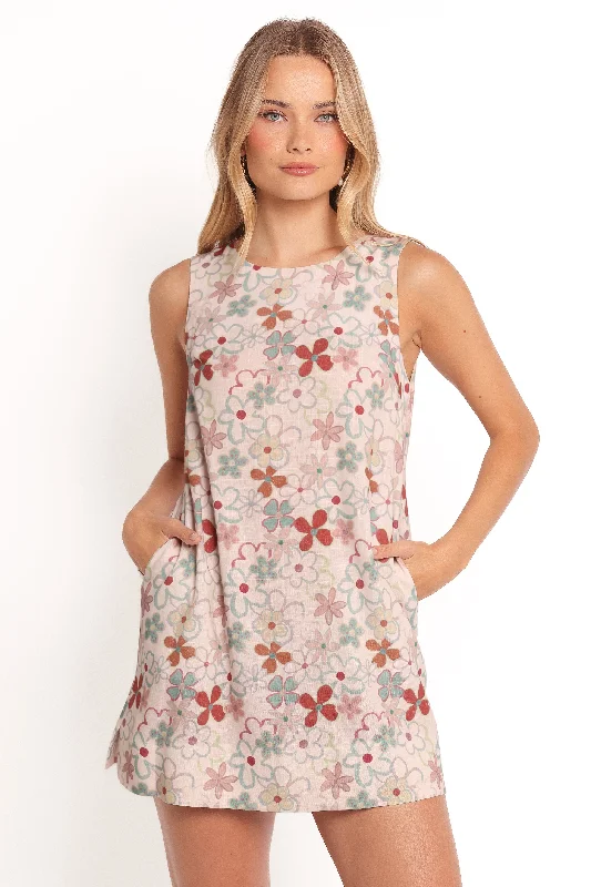 Zoe Mini Dress - Mirabelle Floral