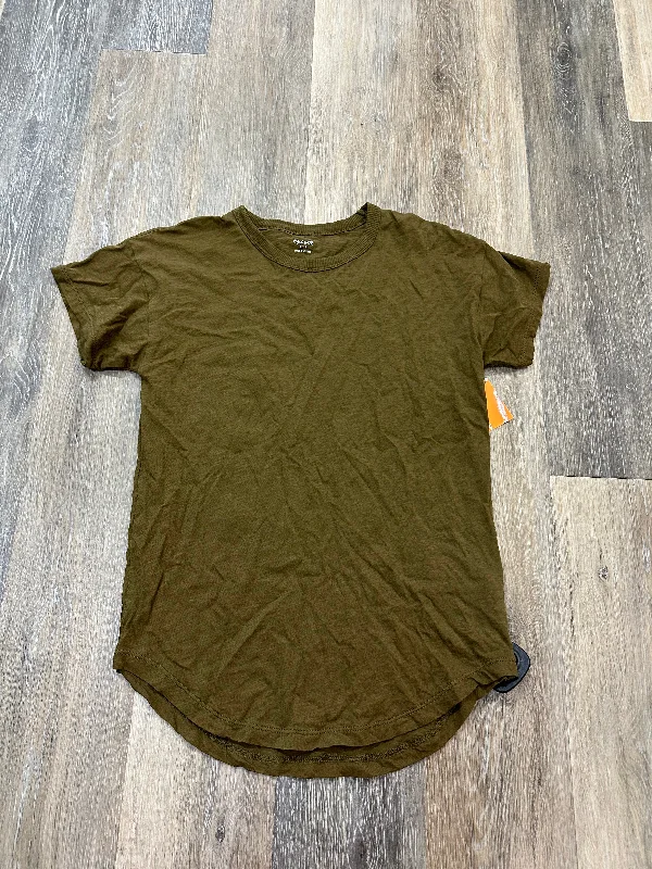 Top Short Sleeve By Madewell In Green, Size: S