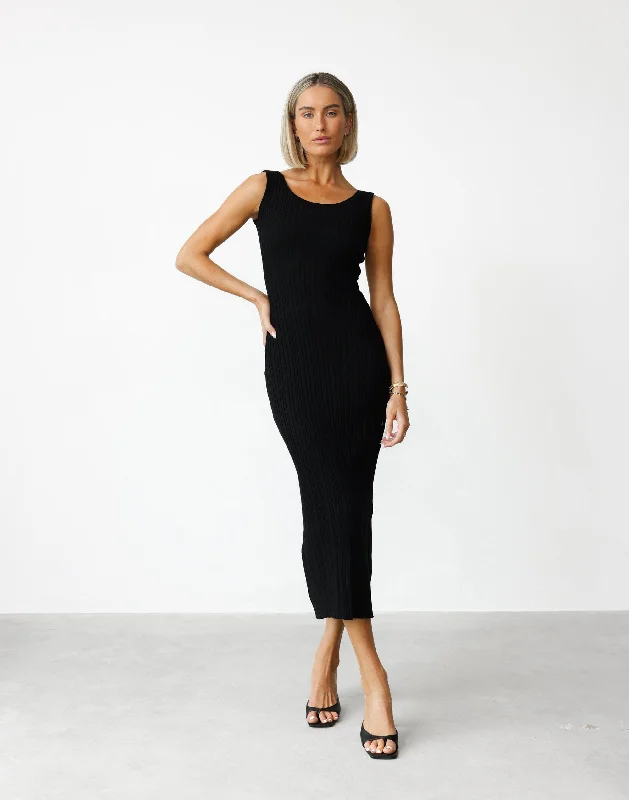 Josefina Maxi Dress (Black)