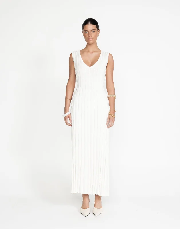 Mariposa Maxi Dress (Oat)