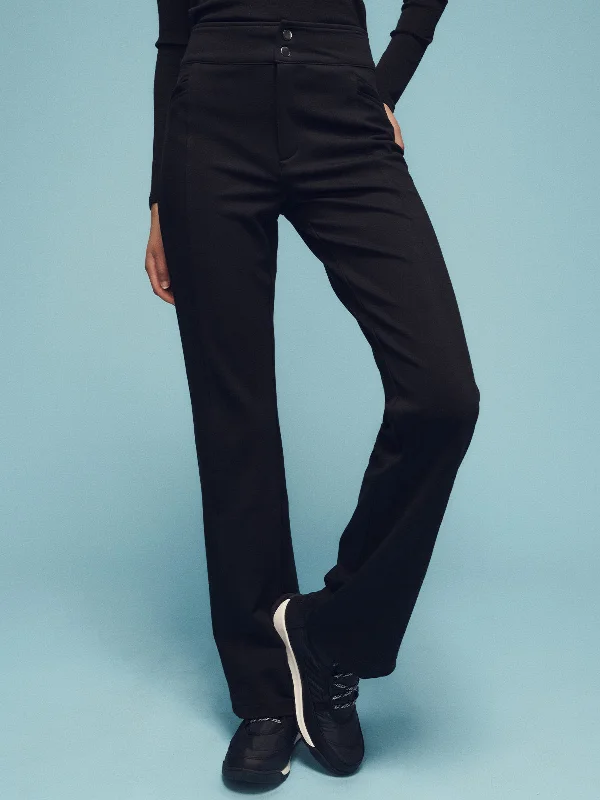 Ski Lodge Semi-high Rise Pants Black