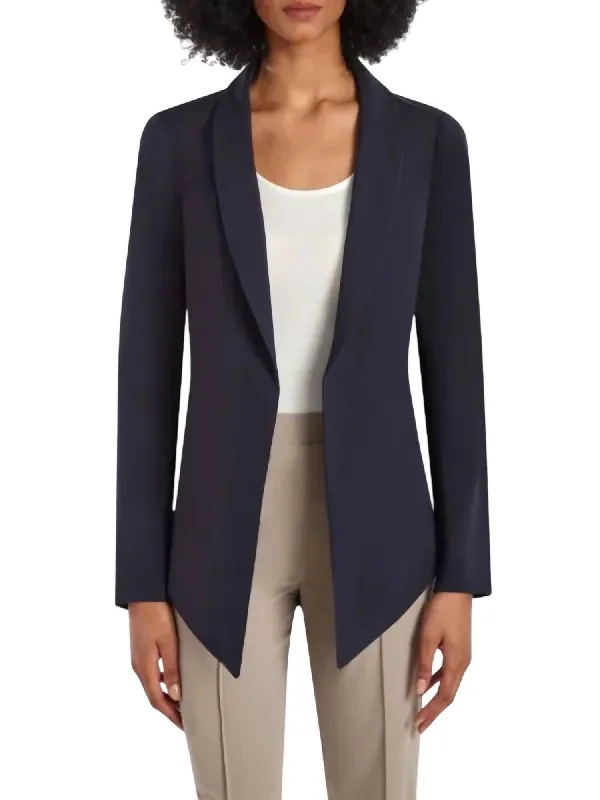 Hartley Slim Fit Blazer In Navy