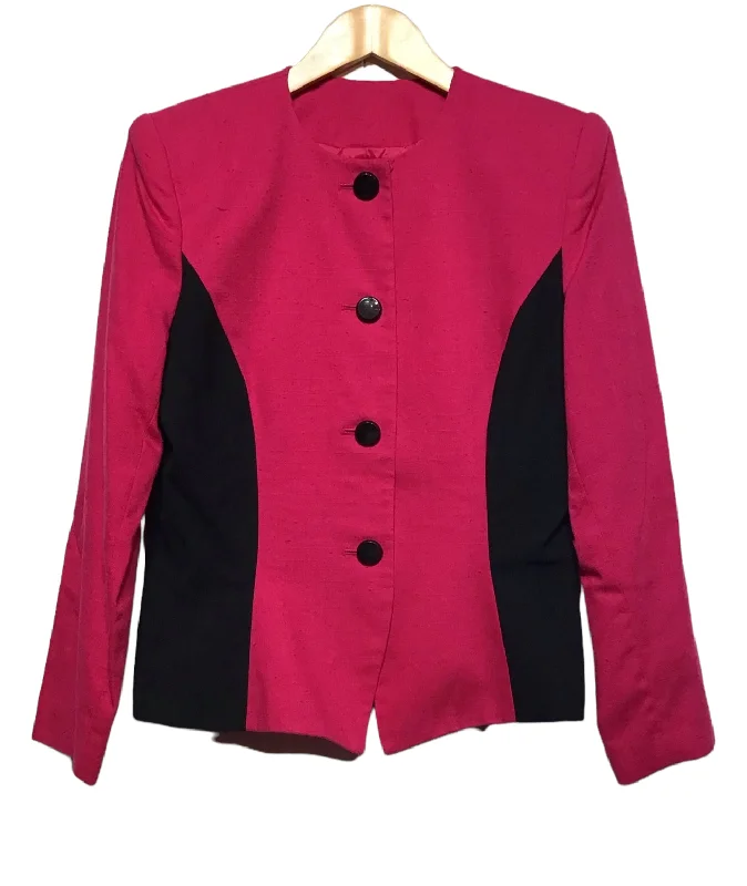 Pink And Black Blazer/Jacket (Size M)