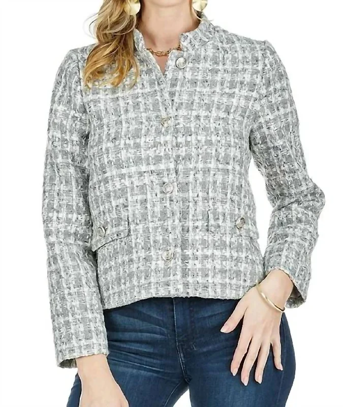 Silver Tweed Jacket