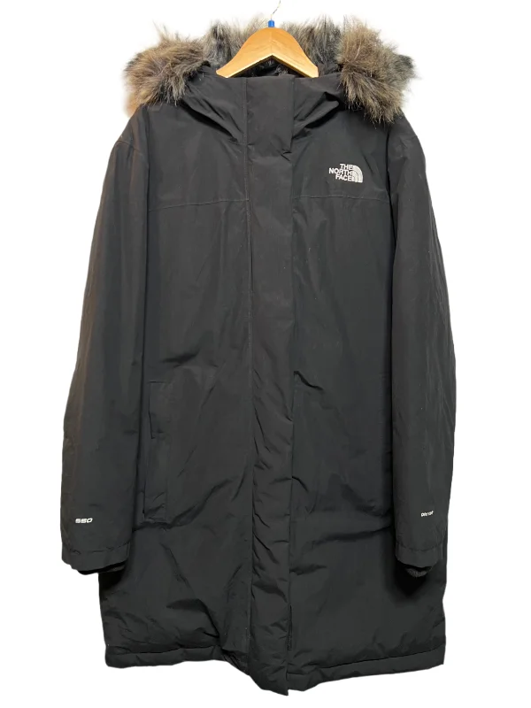 The North Face Black Women's Parka Coat (Size XXL)