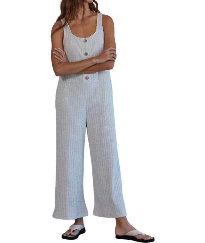 La Brea Jumpsuit In Grey