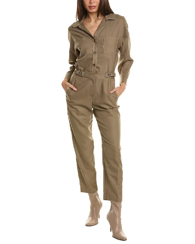 Maje Wool-Blend Jumpsuit