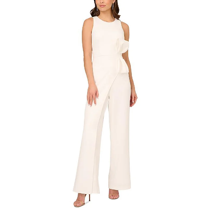 Womens Wide Leg Sleeveless Jumpsuit